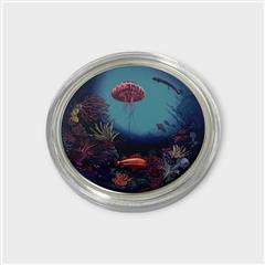 CANADA 2016 PROOF $30 2 OZ FINE SILVER COIN ILLUMINATED UNDERWATER REEF
